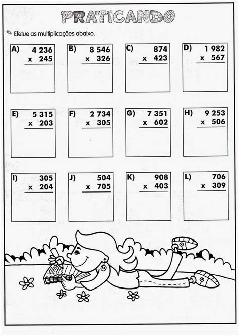 Exercicios De Matematica 4 Ano