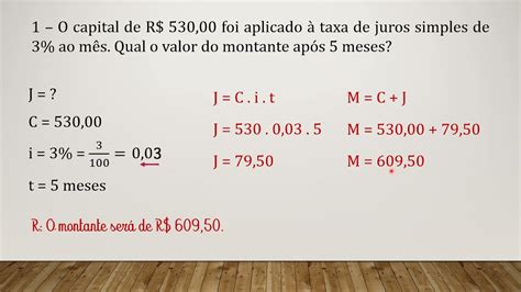 Exercicios Juros Simples