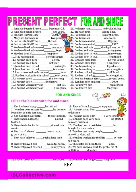 Exercicios Present Perfect