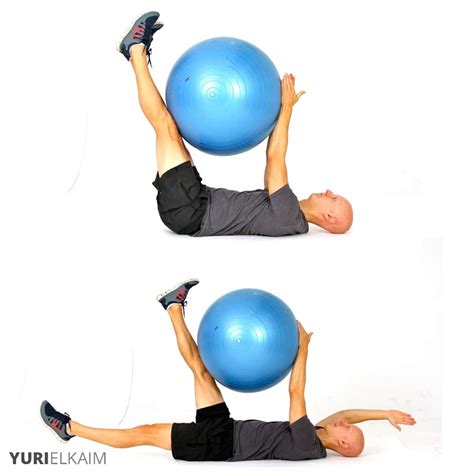 Exercise Ball Core Stability And Strength Workout