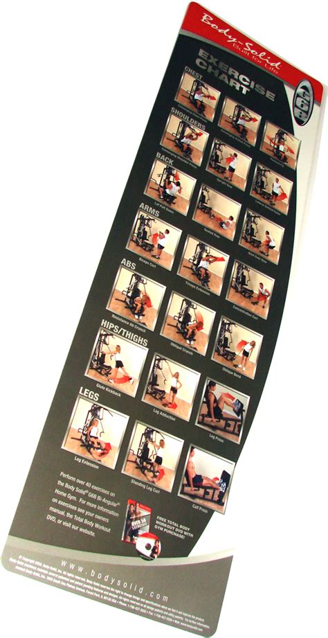 Exercise Chart Body Solid