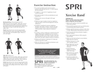 Exercise Instruction Spri