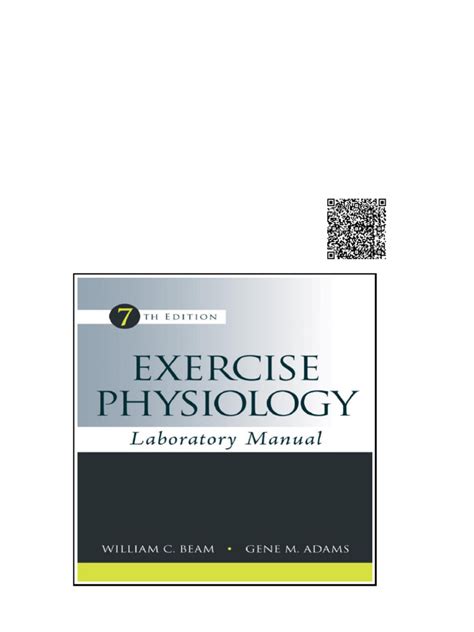 Exercise Physiology Laboratory Manual 7th Edition