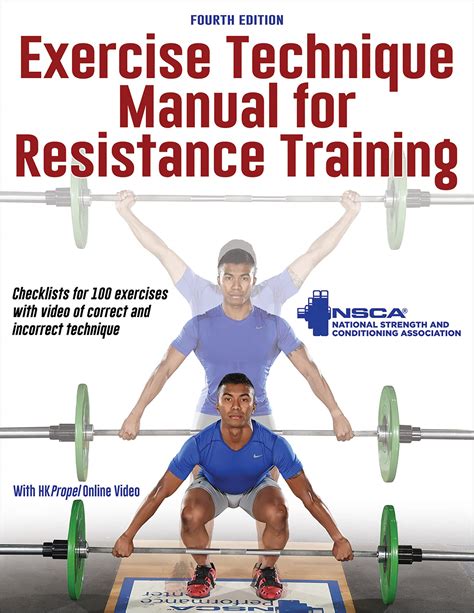 Full Download Exercise Technique Manual For Resistance Training Nsca 