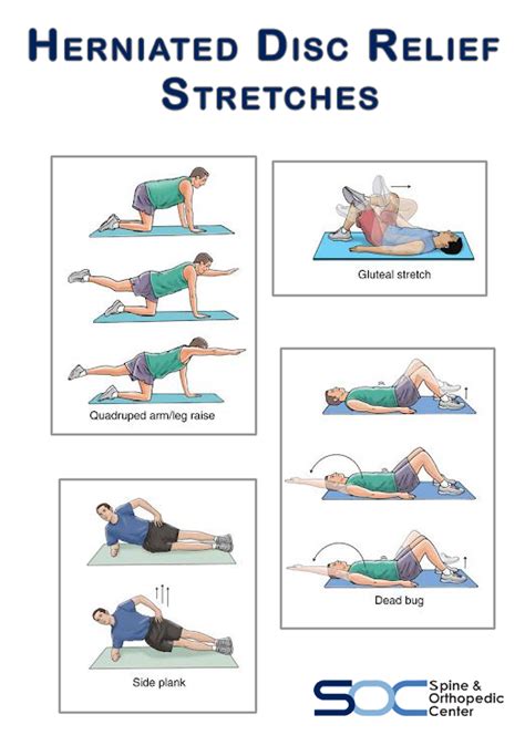 exercises for compressed disc in lower back