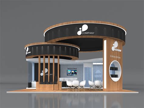 exhibition stand 3d model