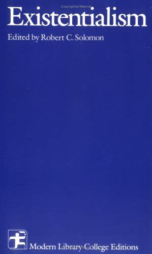 Existentialism By Robert C Solomon Pdf