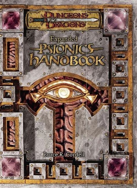 expanded psionics handbook dungeons dragons rulebo