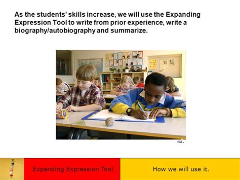 expanding expression tool biography