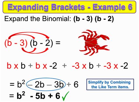 Expanding Two Brackets Binomials Passyu0027s World Of Mathematics Math Crab - Math Crab