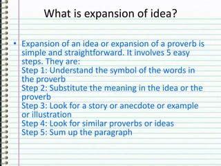 Expansion Of Idea Topics