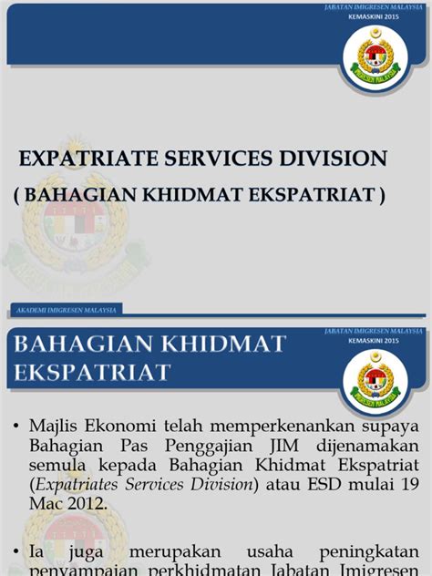 Expatriate Services Division