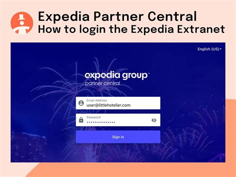 Expedia Extranet Partner Central