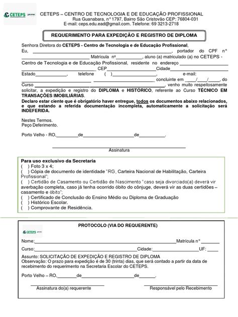 Expedição De Certidão