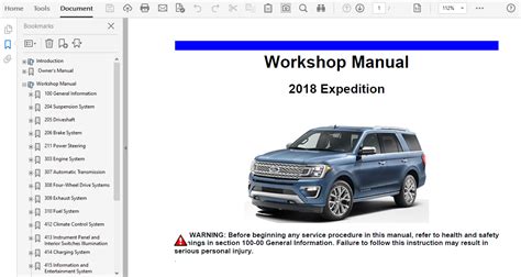 Read Online Expedition Manual Maintenance 