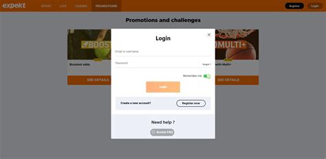 expekt casino login ianp belgium