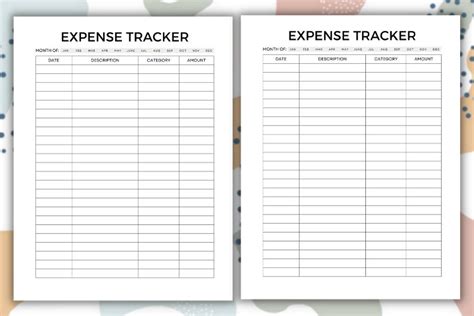 Expense Tracker Notebook