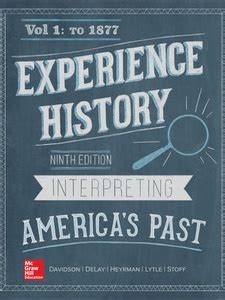 Read Experience History Volume 1 To 1877 