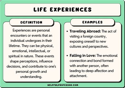 experiences