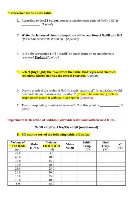 Experiment 6 Stoichiometry Lab Report Conclusion