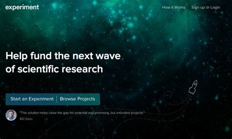 Experiment Crowdfunding Platform For Scientific Research The Science Experiment - The Science Experiment