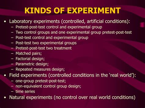 Experiment Wikipedia Different Types Of Science Experiments - Different Types Of Science Experiments