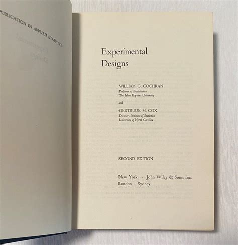 Experimental Designs 2nd Edition