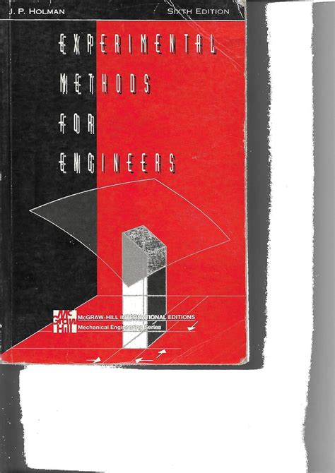 Experimental Methods For Engineers Mcgraw Hill Mechanical Engineering