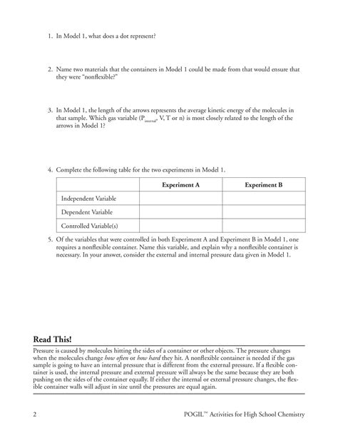 experimental variables pogil answers
