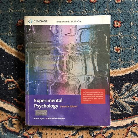 Full Download Experimental Psychology 7Th Edition By Myers Anne Hansen 