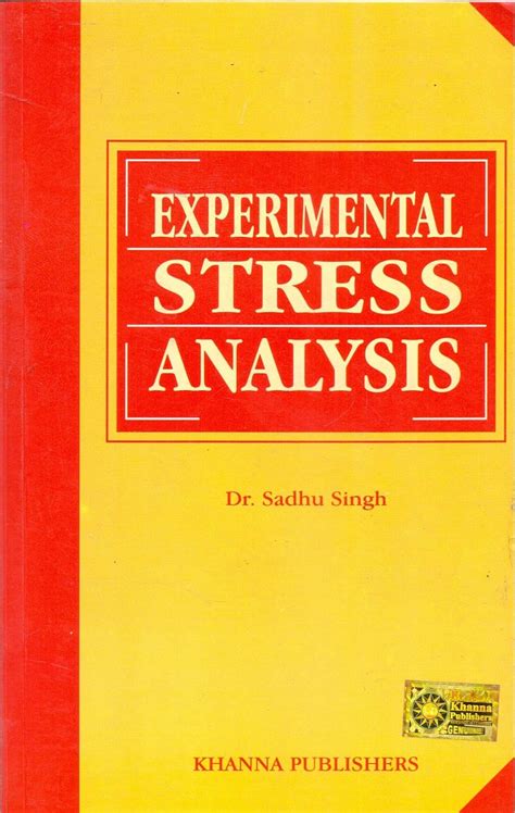 Full Download Experimental Stress Analysis In Sadhu Singh Notes 