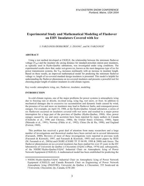 Read Experimental Study And Mathematical Modeling Of Flashover 