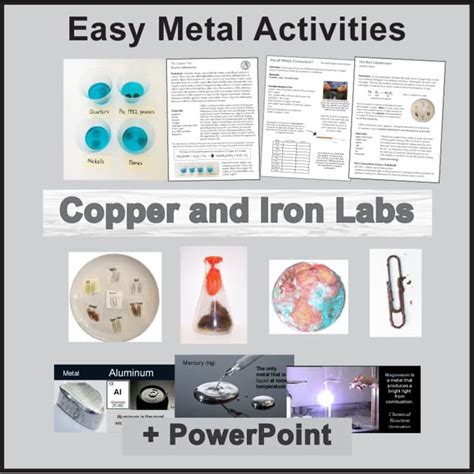 experiments with metals and nonmetals for kids
