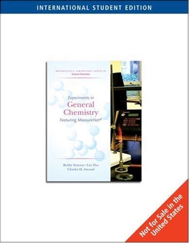 Download Experiments In General Chemistry Featuring Measurenet By Stanton Bobby Zhu Lin Atwood Charles Butch Cengage Learning2009 Paperback 2Nd Edition 