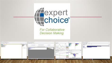 Expert Choice 11 Tutorial