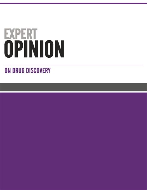 expert opinion on drug discovery endnote