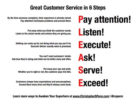 explain a good customer service experience statement