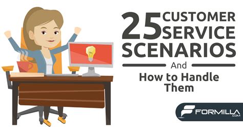 explain a good customer service scenarios list