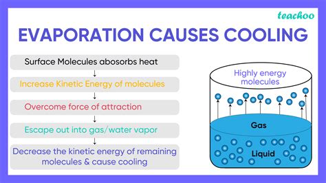 explain cooling is caused by evaporation