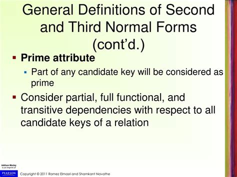 explain first second and third normal forms