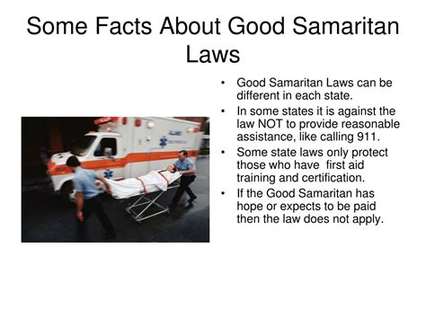 explain good samaritan laws and what will affect