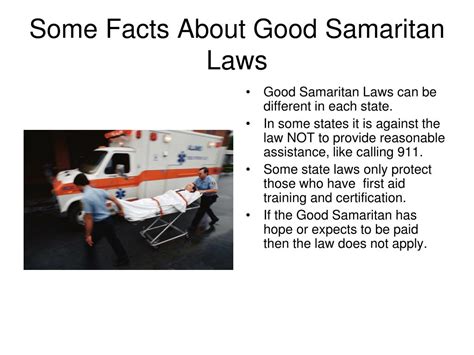 explain good samaritan laws explained summary chart