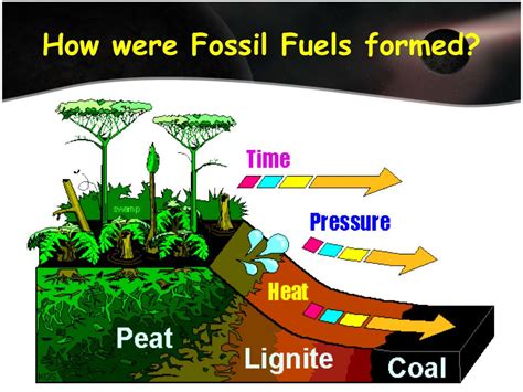 explain how fossil fuels are formed
