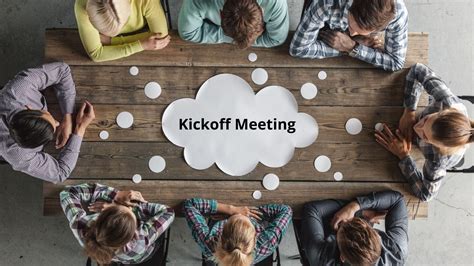 explain kick-off meeting activities for adults