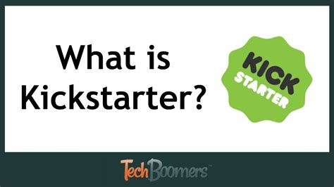 explain kickstarter meaning definition