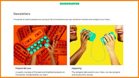 explain kickstarter marketing strategies examples using