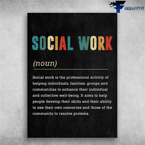 explain kickstarter social work definition