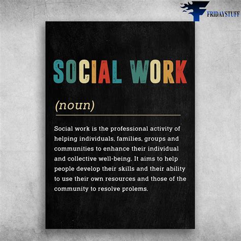 explain kickstarter social worker meaning