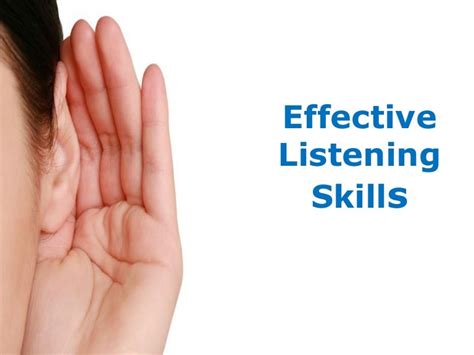 explain the benefits of good listening skills examples