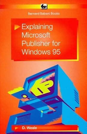 Full Download Explaining Microsoft Publisher For Windows 95 Bp 